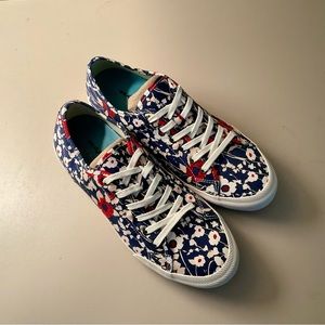 SEEVEES Legend Trina Turk Canvas Sneakers, 9.5